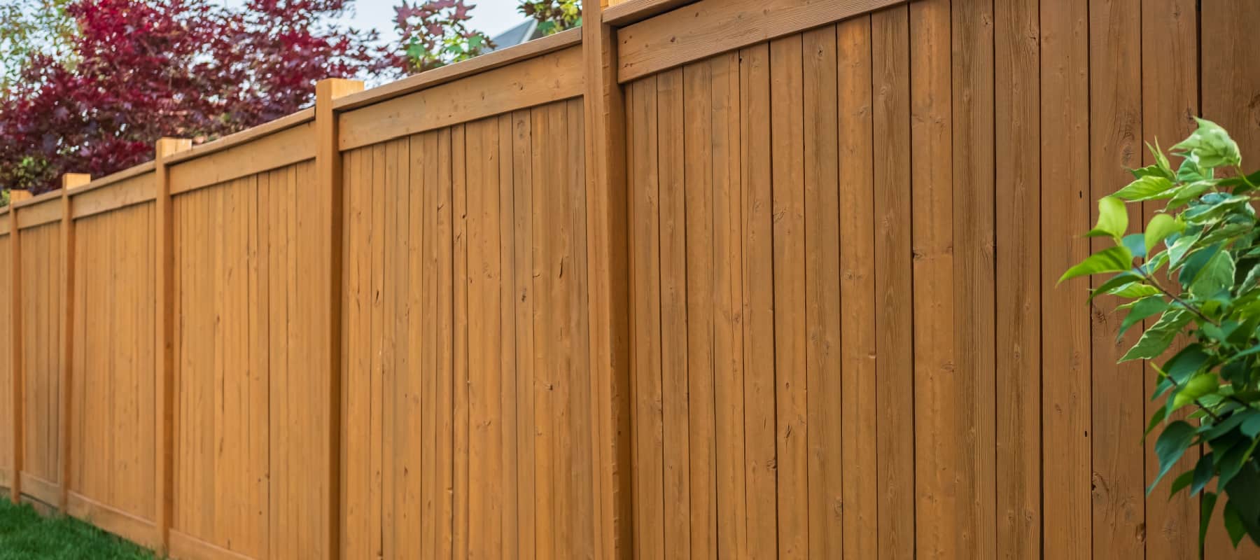Image of a high-quality residential fence enhancing property aesthetics and providing security
