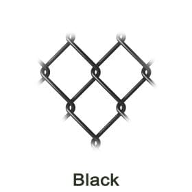 Vinyl Coated Black Chain Link Fence