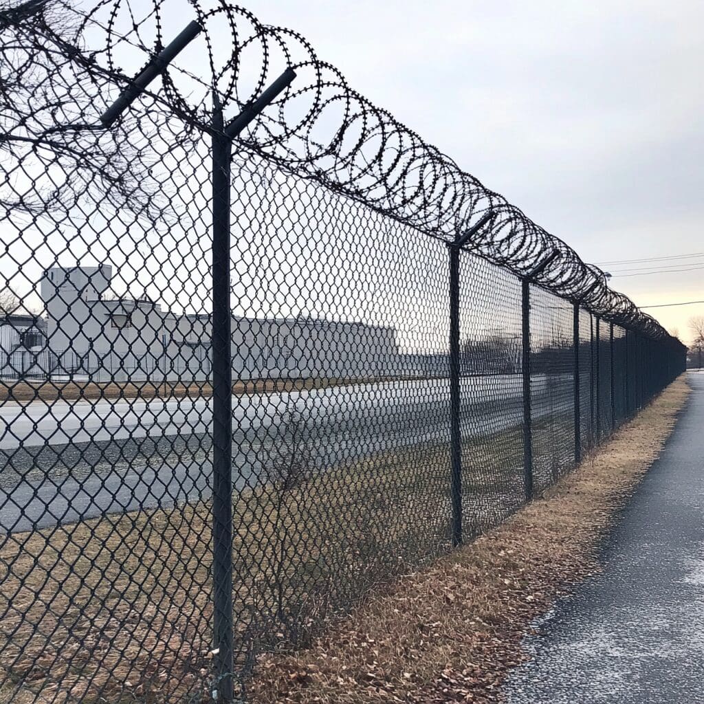 commercial chain link fence