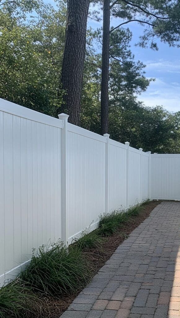 Commercial Vinyl fence
