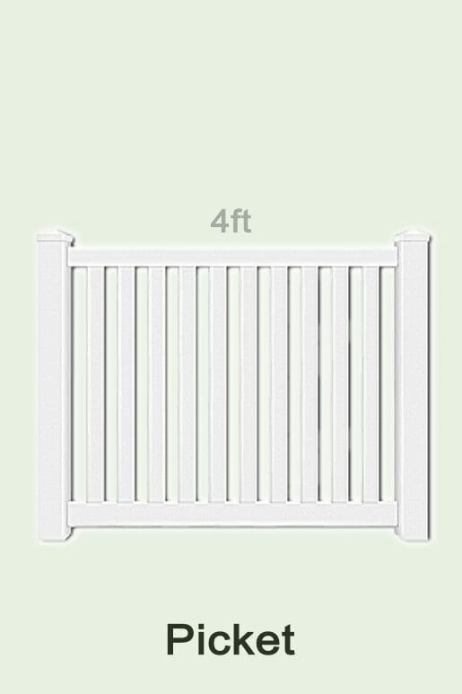 Vinyl Picket Fence