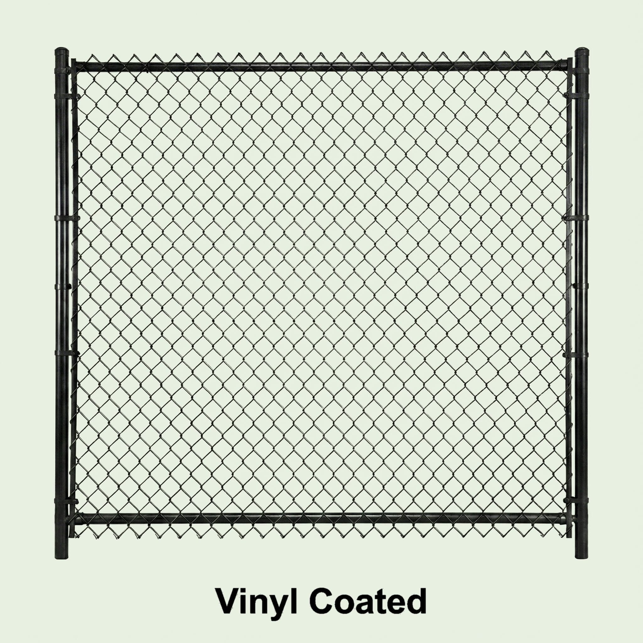 Vinyl Coated Chain Link Fence Style